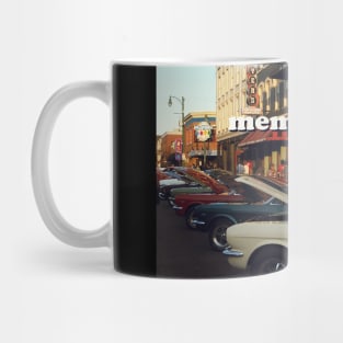 Photography of Beale Street Memphis Tennessee skyline blue clouded sky USA city break Mug